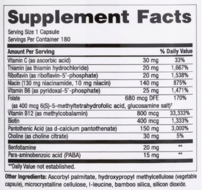 B-Replete 180 ct - Numedica