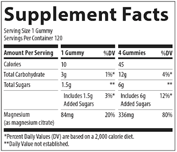 Magnesium Gummies 120 ct
