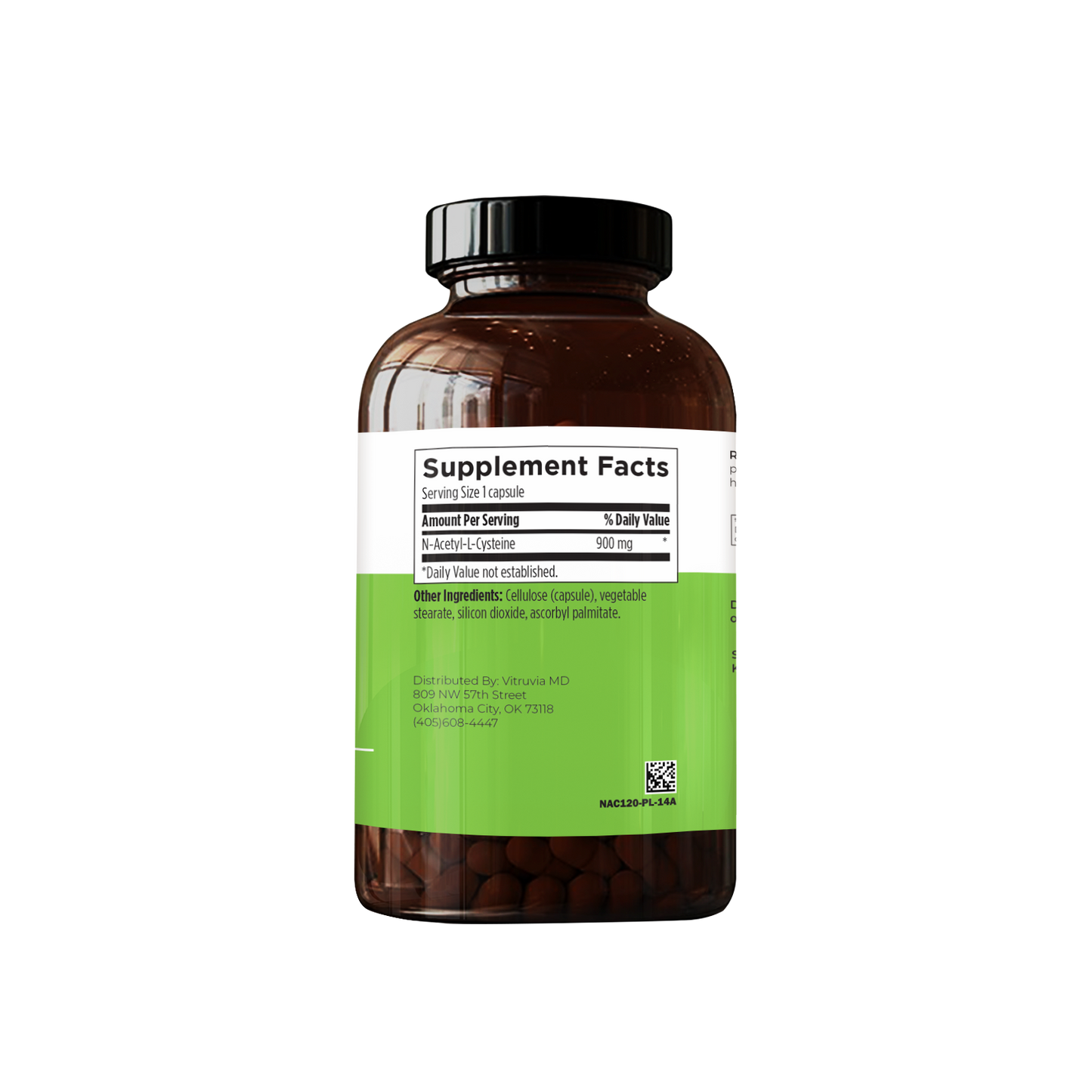 NAC (N-Acetyl-L-Cysteine) 900 mg 120 caps