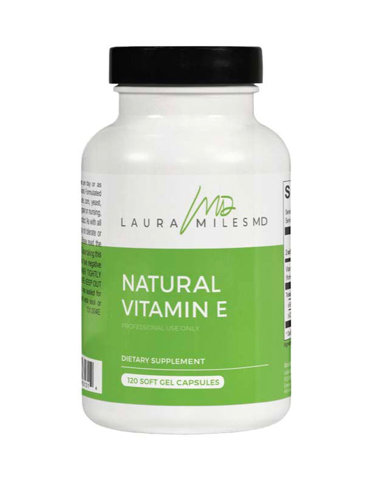 Natural Vitamin E Mixed Tocopherols 120 caps