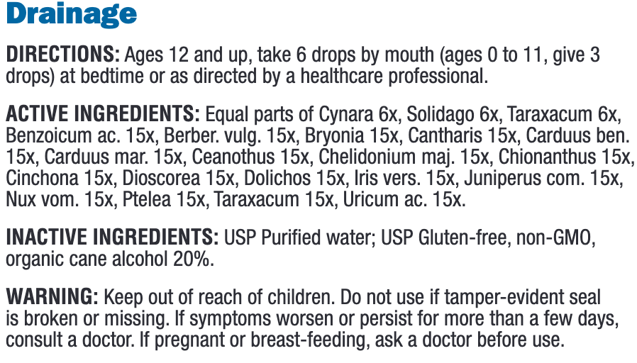 Drainage 1 fl oz - Xymogen