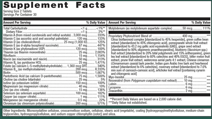 PhytoMulti 60 tablets