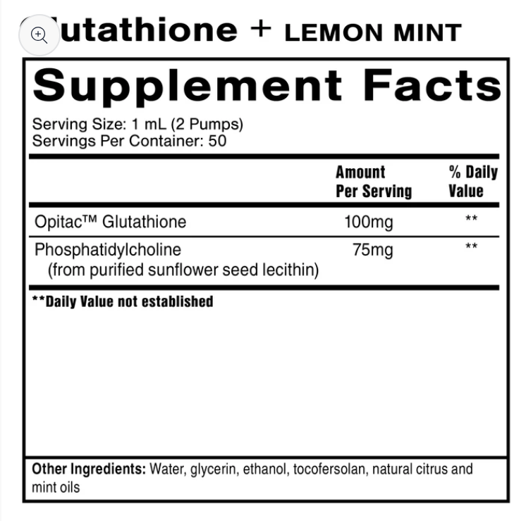 Liposomal Glutathione LSF 1.7 fl oz