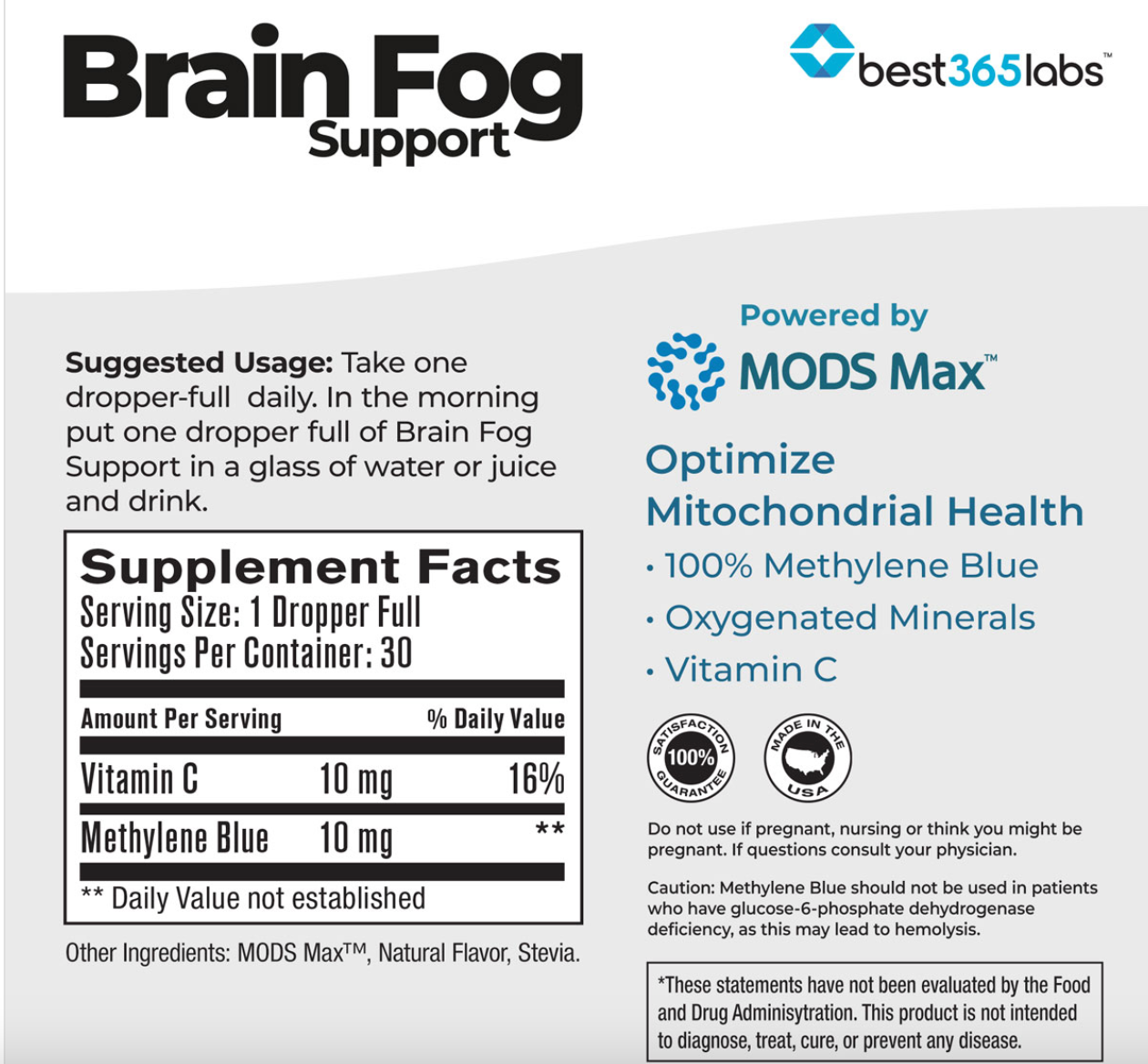 Brain Fog Support, 1 fl oz.