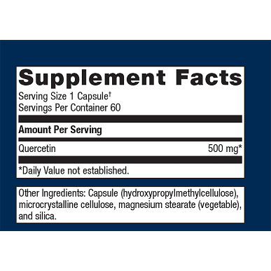 Quercetin 500, 60 ct - Metagenics