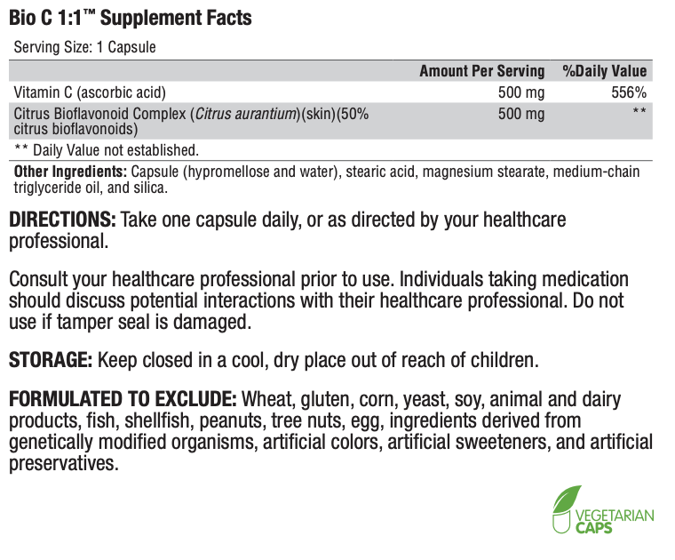 Bio C 1:1, 90 Capsules