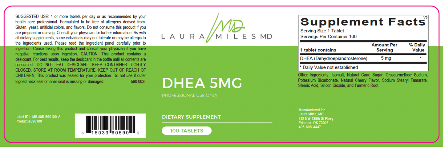 DHEA 5mg 100 caps