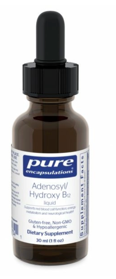 Adenosyl/Hydroxy B12 liquid 1 fl oz