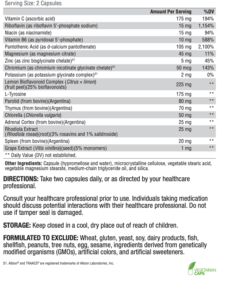 Adrenal Support #2 120 caps