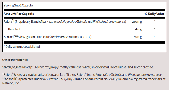 Calm Support (formerly Cortisol Management) 90 caps