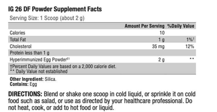 IG 26 DF Powder 30 servings