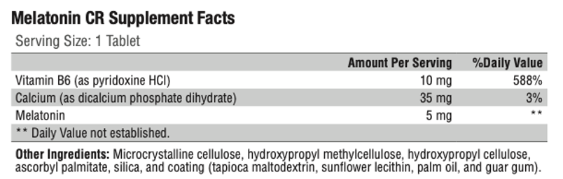 Melatonin CR 90 tabs