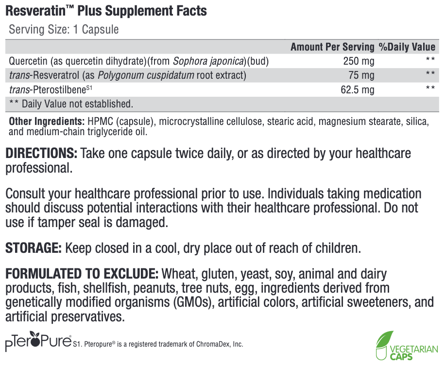 Resveratin Plus 60 caps