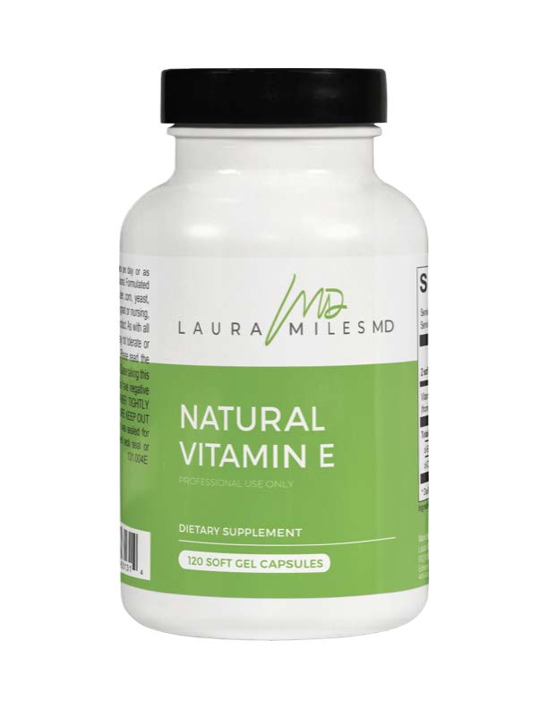 Natural Vitamin E Mixed Tocopherols 120 caps