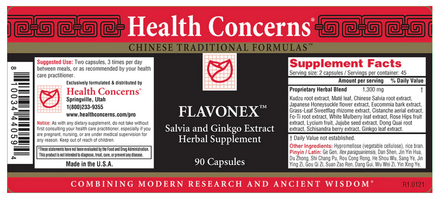Flavonex 90 ct - Health Concerns