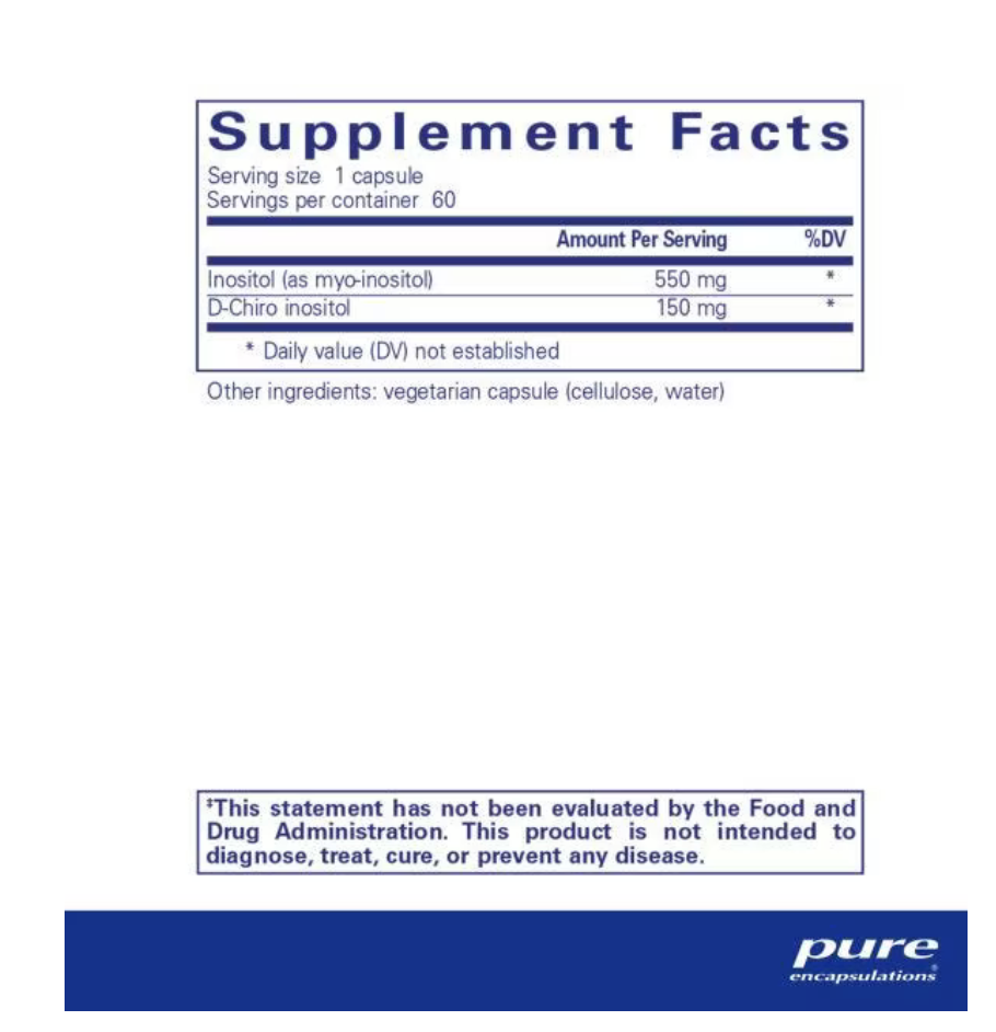 Inositol Complex, 60 Caps